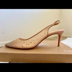 CHRISTIAN LOUBOUTIN Follies Strass Sling